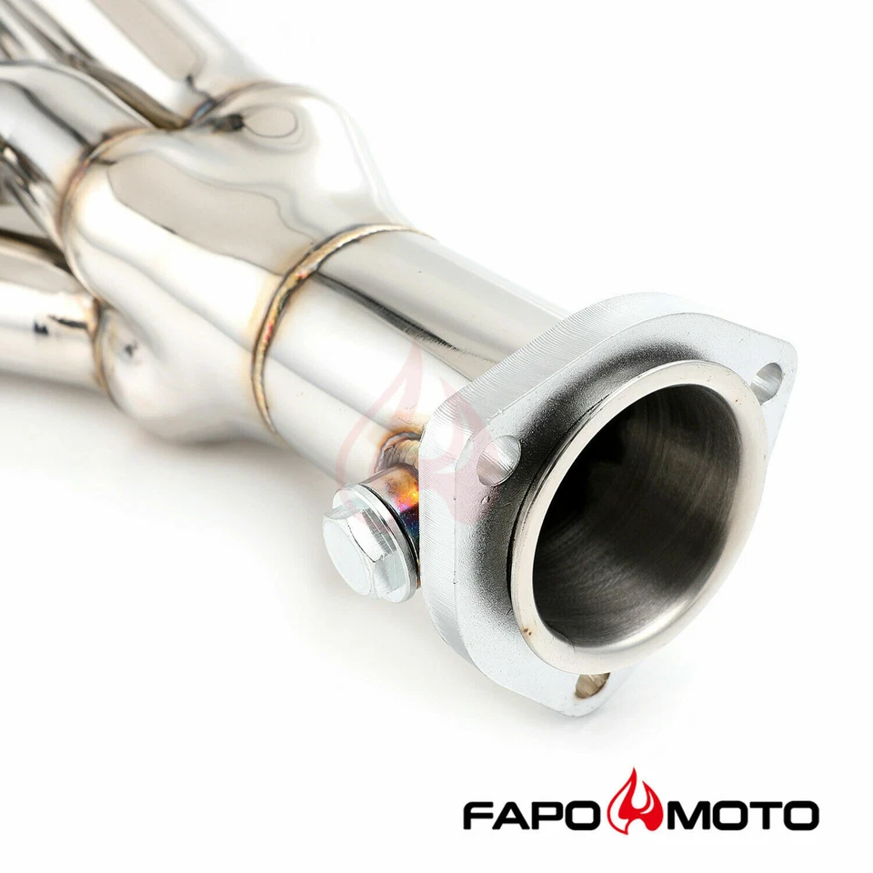 FAPO Single Turbo Headers for LSX LS2 T4 Top Mount Swap Crossover with 44mm WG - Image 3 of 4