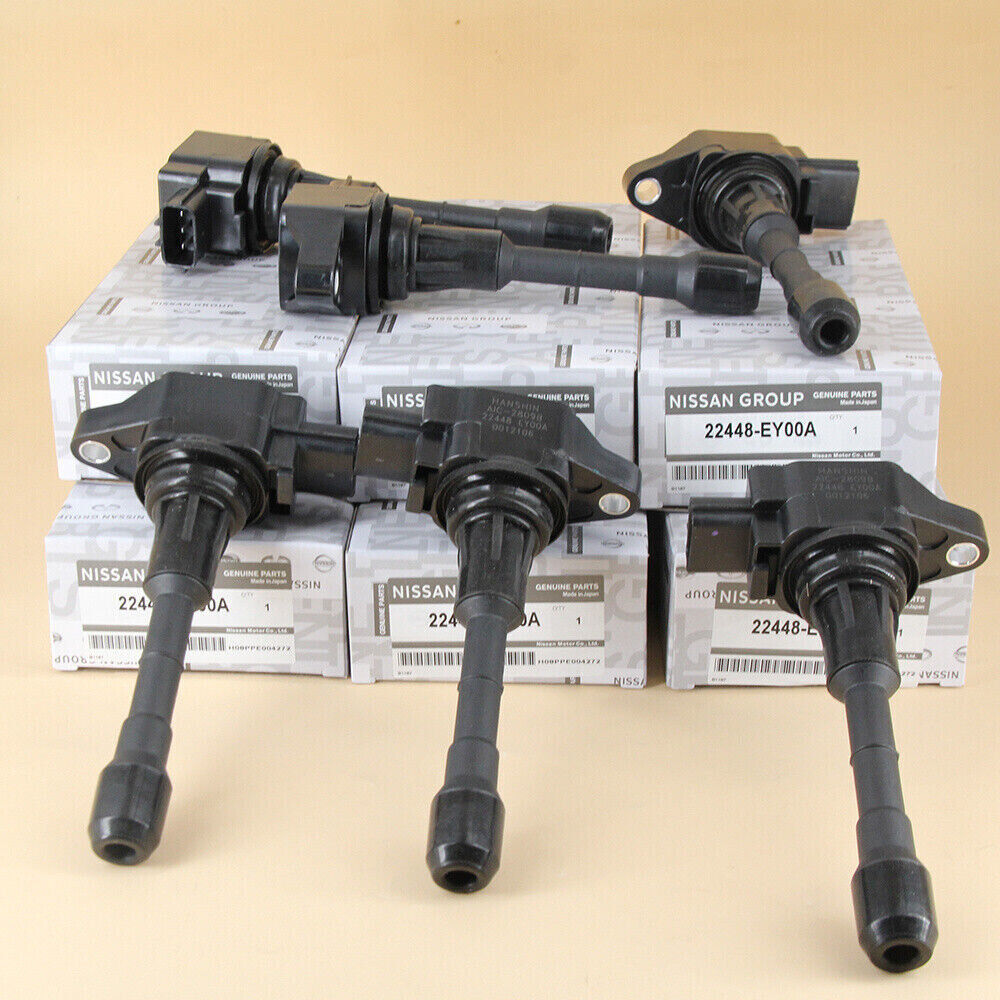 6x Ignition Coil 22448EY00A OEM For Infiniti FX37 G37 FX50 M37 Nissan