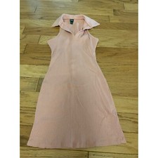 NWOT Wild Fable Women's Pink Ribbed Sleeveless Collared bodycon Dress size XS
