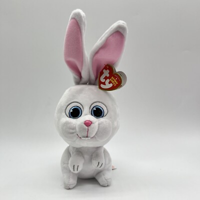 Ty Beanie Baby Snowball the Rabbit Secret Life of Pets New w Tags ...