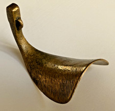 Vintage Ottoman Brass Shoe Horn - Rare Collectable