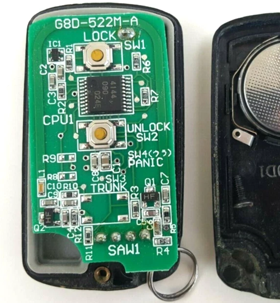 100% OEM 1997-2004 MITSUBISHI MONTERO SPORT KEYLESS REMOTE CAR FOB E4EG8D-522M-A - Image 3 of 4