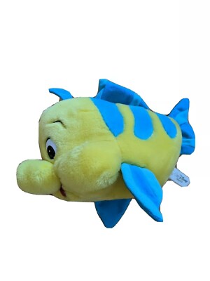 Flounder Peluche Pesciolino Little Mermaid Flounder Plush Yellow