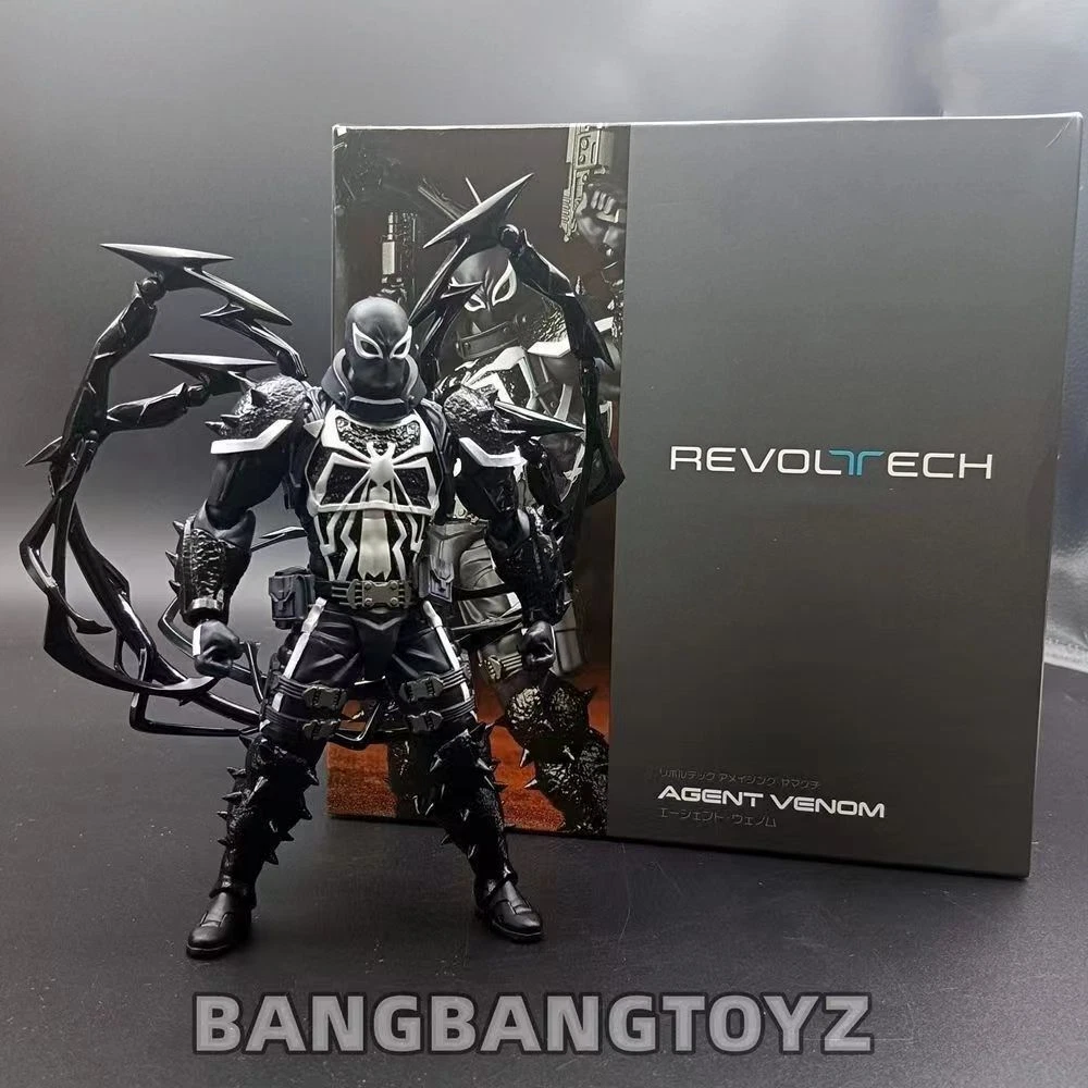 REVOLTECH AGENT VENOM フィギュア 2024 New Spider-Man Agent Venom Revoltech Amazing Yamaguchi