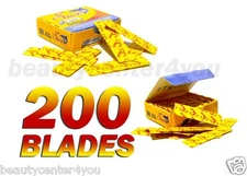 NEW!! Shark Super Stainless Straight Edge Barber Razor Blades Professional 200CT