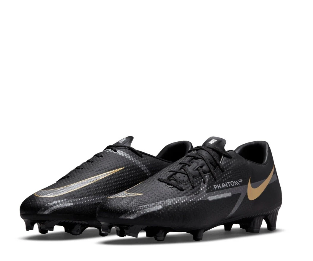 black and gold cleats nike