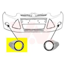 Blende Stoßfänger Stoßstange vorne rechts für Ford Focus III verchromt