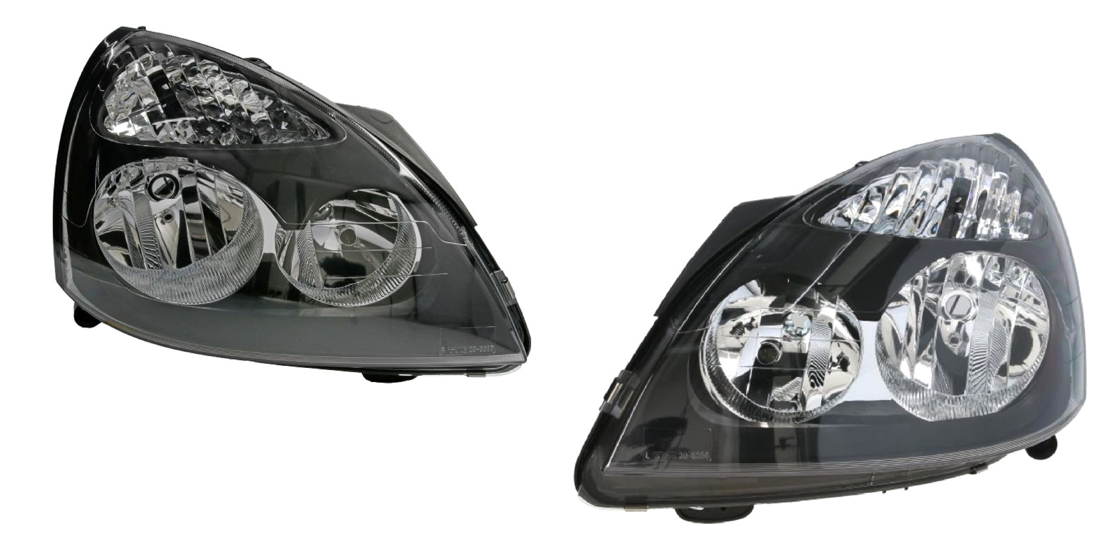 Feu phare avant pour Renault Clio 2 de 2001 à 2004 paire optique gauche et droite électrique