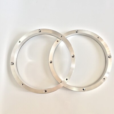 6.5'' Solid Aluminum Car Speaker Mounting Spacer Rings Mounting Depth Resolution