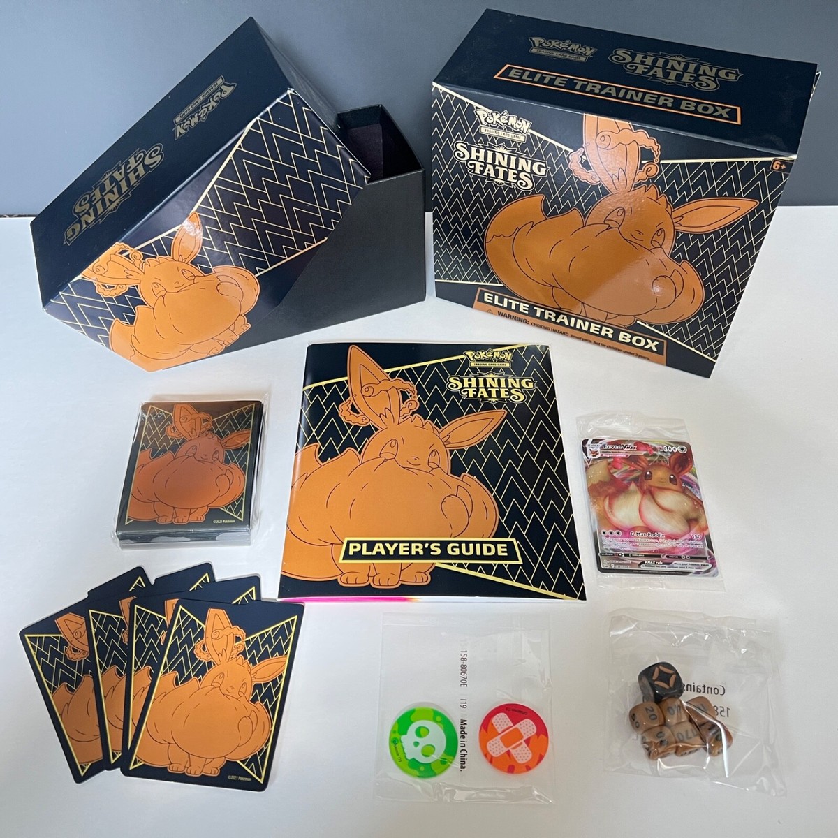 Pokemon TCG Elite Trainer Box (ETB) - Opened Empty Box With Accessories - Hidden Fates Pokemon TCG Elite Trainer Box (ETB) - Opened Empty Box With Accessories - Hidden Fates