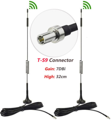 2x4G LTE TS9 Antenna 7dBi For Netgear Unite 770S 4G LTE Mobile Hotspot USB Modem
