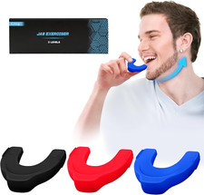 Jaw Exerciser for Men  Women  Jaw Exerciser  3 Resistance Levels Silicone Facia