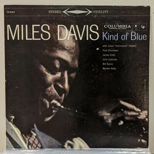 MILES DAVIS Kind Of Blue CS 8163 6 eye W/Coltrane LP VG 