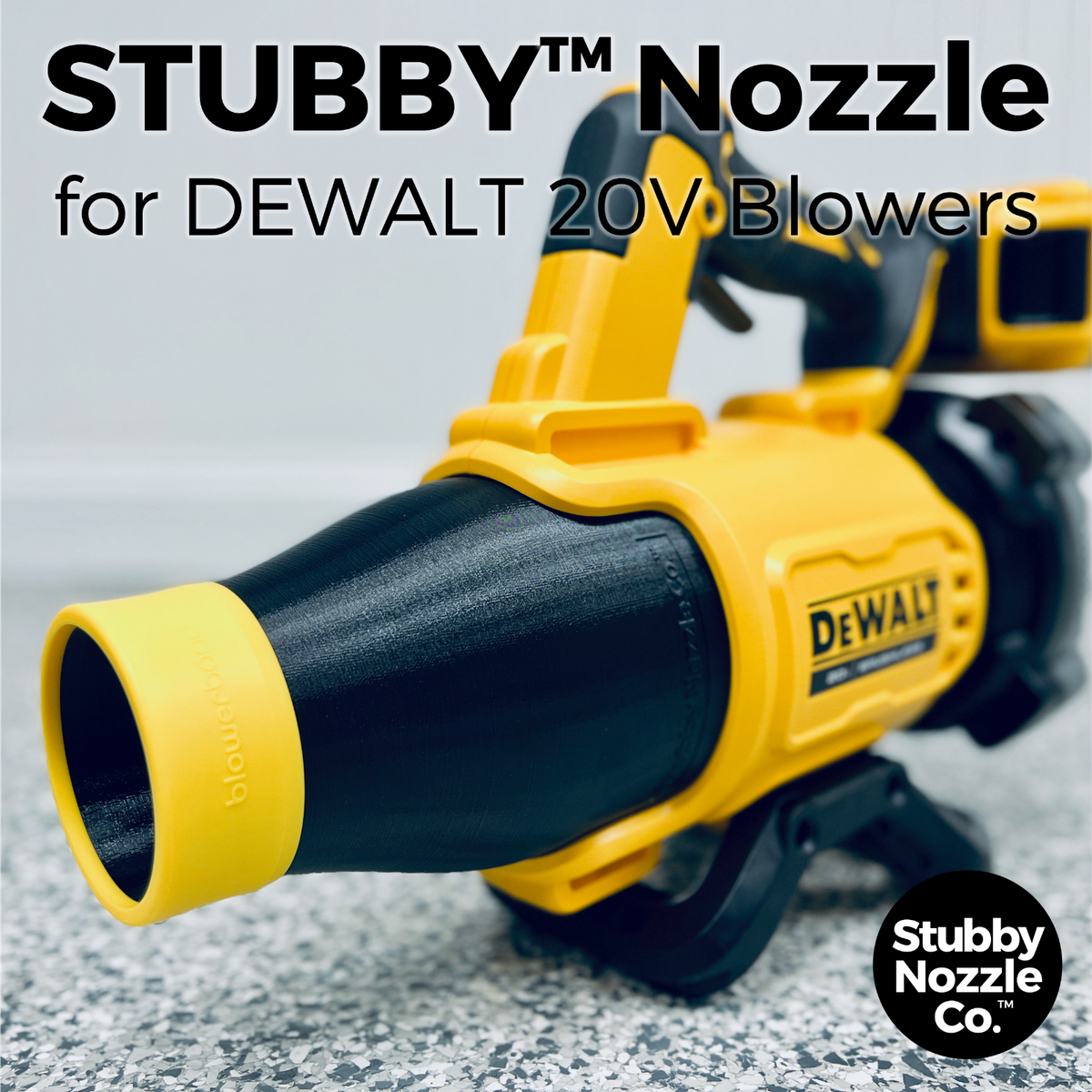 STUBBY™ Car Drying Nozzle for DEWALT 20V MAX XR Leaf Blower (DCBL722B)