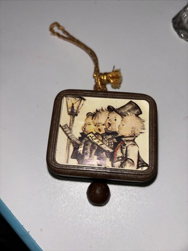 Vintage MCM Hummel pull string music box 4 Singing Children Works-Sound ...