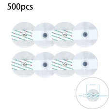500Pcs Replacement Electrodes Pads For ECG EKG Conductive Pads