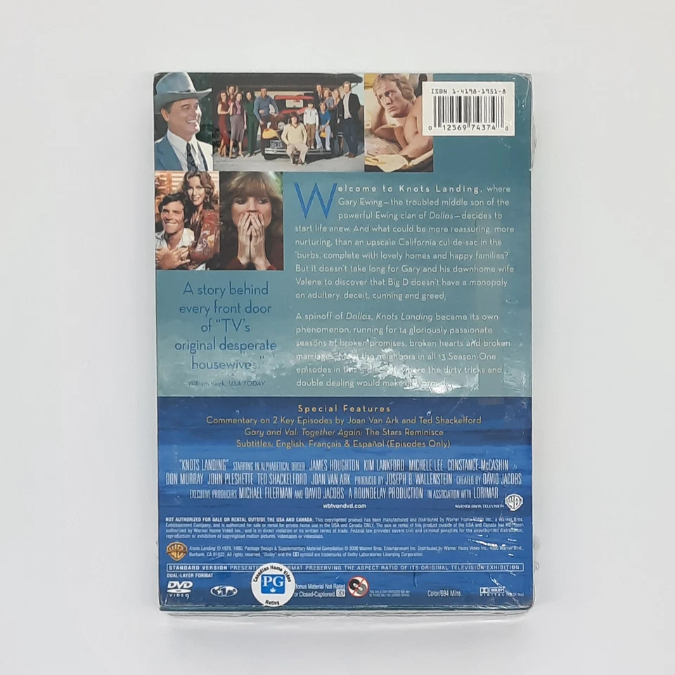 Knots Landing The Complete First Season (DVD, 2006) BRAND NEW Sealed - Image 2 of 2