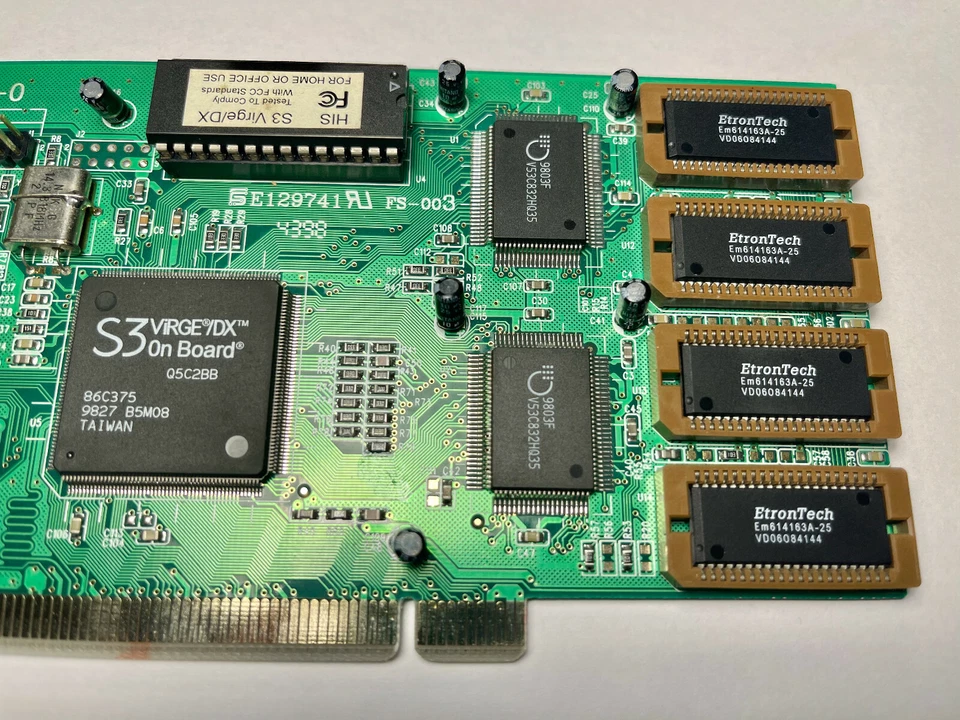 EtronTech Em614163A-25 EDO Video RAM for Retro Graphics Cards, 3dfx Voodoo 2, UK - Image 3 of 4