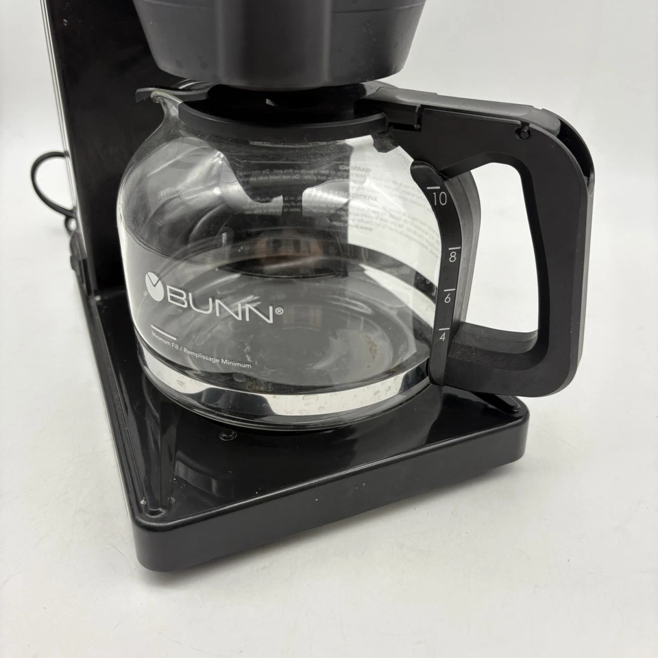 Bunn GRX-B 10 Cup Coffee Maker - Black Used Tested Working - Image 4 of 4