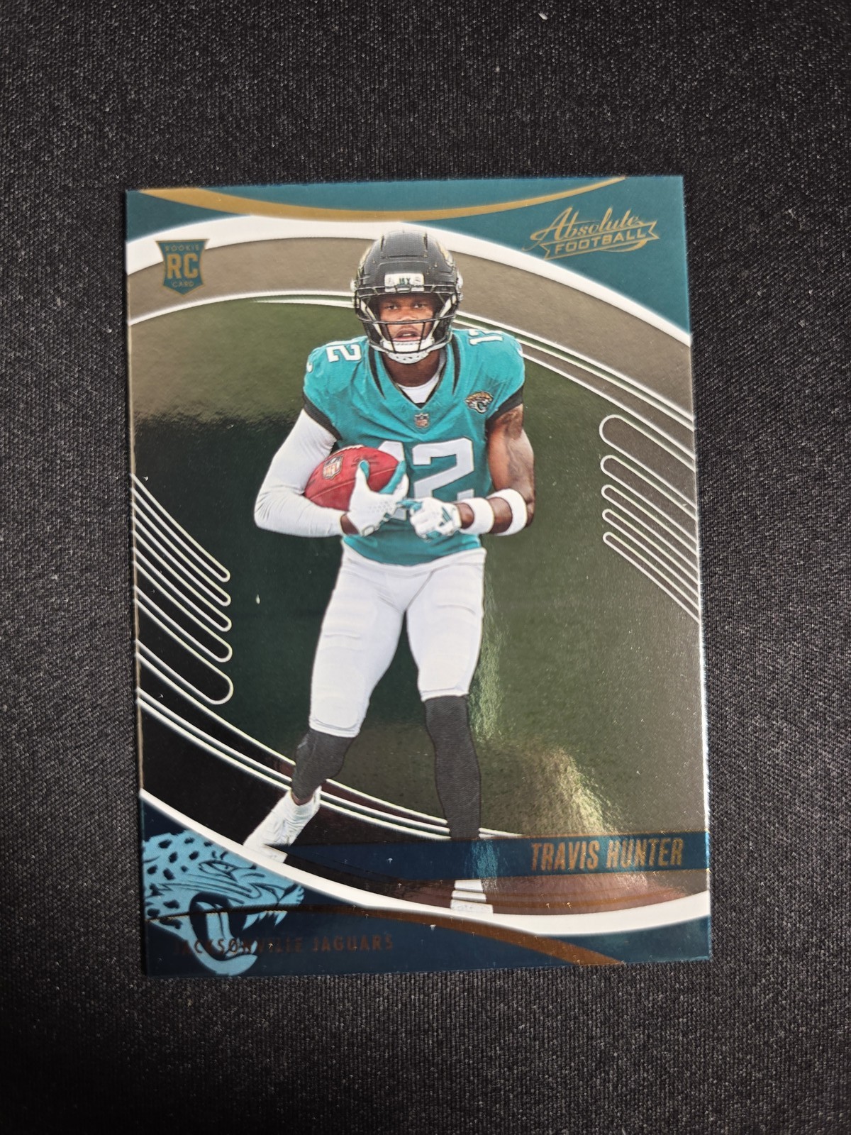 2025 Panini Absolute Panini Travis Hunter #186 Yellow RC Jaguars