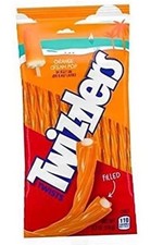 Twizzlers Twists - Naranja Crema Pop Relleno 4.2 Onzas (Pack de 2),
