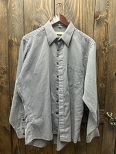 Men s John Henry Long Sleeve Dress Shirt Grey...