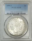 1890-S Morgan Silver Dollar PCGS AU55 Bright Luster PQ New Holder #P289F