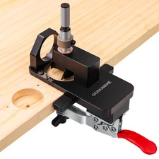 Compact Metal Concealed Hinge Jig with Quick Clamp,35mm Cabinet Hinge Jig wit...