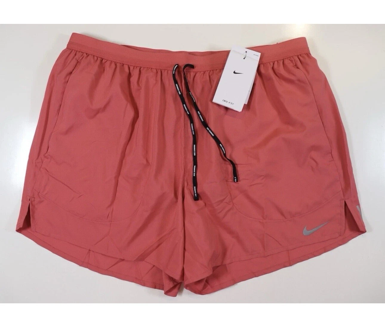 Nike Flex Stride Dri-FIT 5" Brief Lined Shorts Adobe Red CJ5453-655 Mens Size L