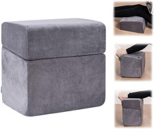 3 Adjustable Heights Foot Rest for under Desk at Work - Ergonomic High Density F