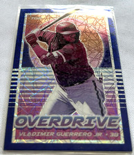 2021 Chronicles Overdrive Baseball Vladimir Guerrero Blue Jays Blue Velocity #12