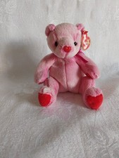 TY BEANIE BABY ROMANCE BEAR 2001