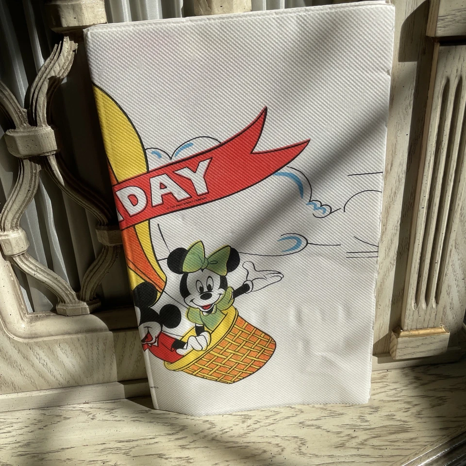 De Colección Disney Mickey Minnie Mouse Cumpleaños Mantel 54x96 Globo EE. UU. Foto 2 de 4