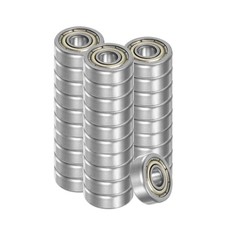 30pcs 604-ZZ Deep Groove Ball Bearings - 4mm Bore x 12mm OD x 4mm Thickness 