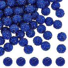 PH PandaHall Rhinestone Clay Beads, 100 Pcs 10mm Pave Disco Ball Round Czech ...