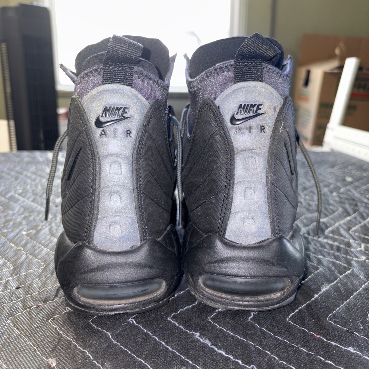 NIKE AIR MAX 95 SNEAKERBOOT BLACK/ANTHRACITE 806809-001 SIZE 9M | eBay