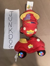 Lot 2 Rare The Wiggles Big Red Car 6  Plush Stuffed Toy Excellent Slightly Used