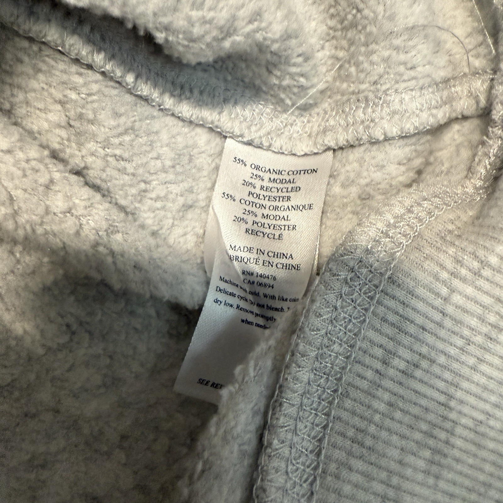 Faherty Gray Transition Quarter Zip Pullover Size… - image 5