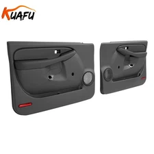 Inner Door Panels For CHEVROLET SILVERADO GMC SIERRA 99-06 Plastic Dark Pewter