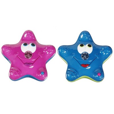 x2 Pcs RARE Munchkin Star Fountain Floats Sprays Spins & Lights Up Mini Jets E1