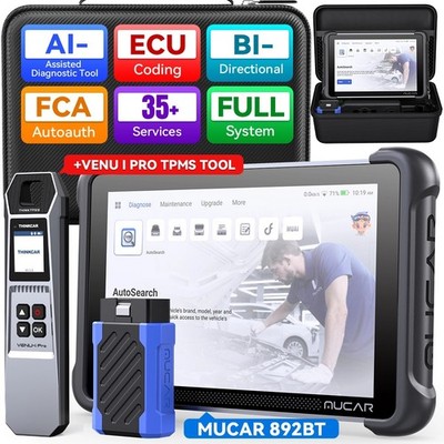 MUCAR 892BT OBDII KFZ OBD2 Diagnosegerät Alle System 35 Resets +VENU-i PRO TPMS