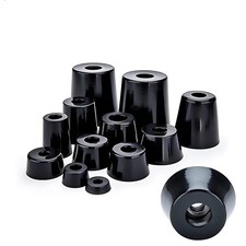 Rubber Feet Pads with Shim Non Slip Furniture Black Bumper Feet Dia 11mm-50mm