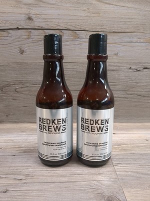 Redken-Brews Thickening Shampoo 10 oz, 2 Bottles 