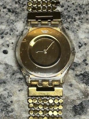 Vintage Swatch Skin Gold SFK127A | eBay