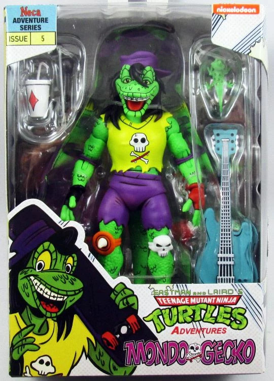 Figurine TMNT Mondo Gecko Archie Comics par NECA de 18 cm