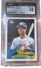 Topps 1989 Traded Ken Griffey Jr #41T CGC 10 Graded Baseball Card Mariners
