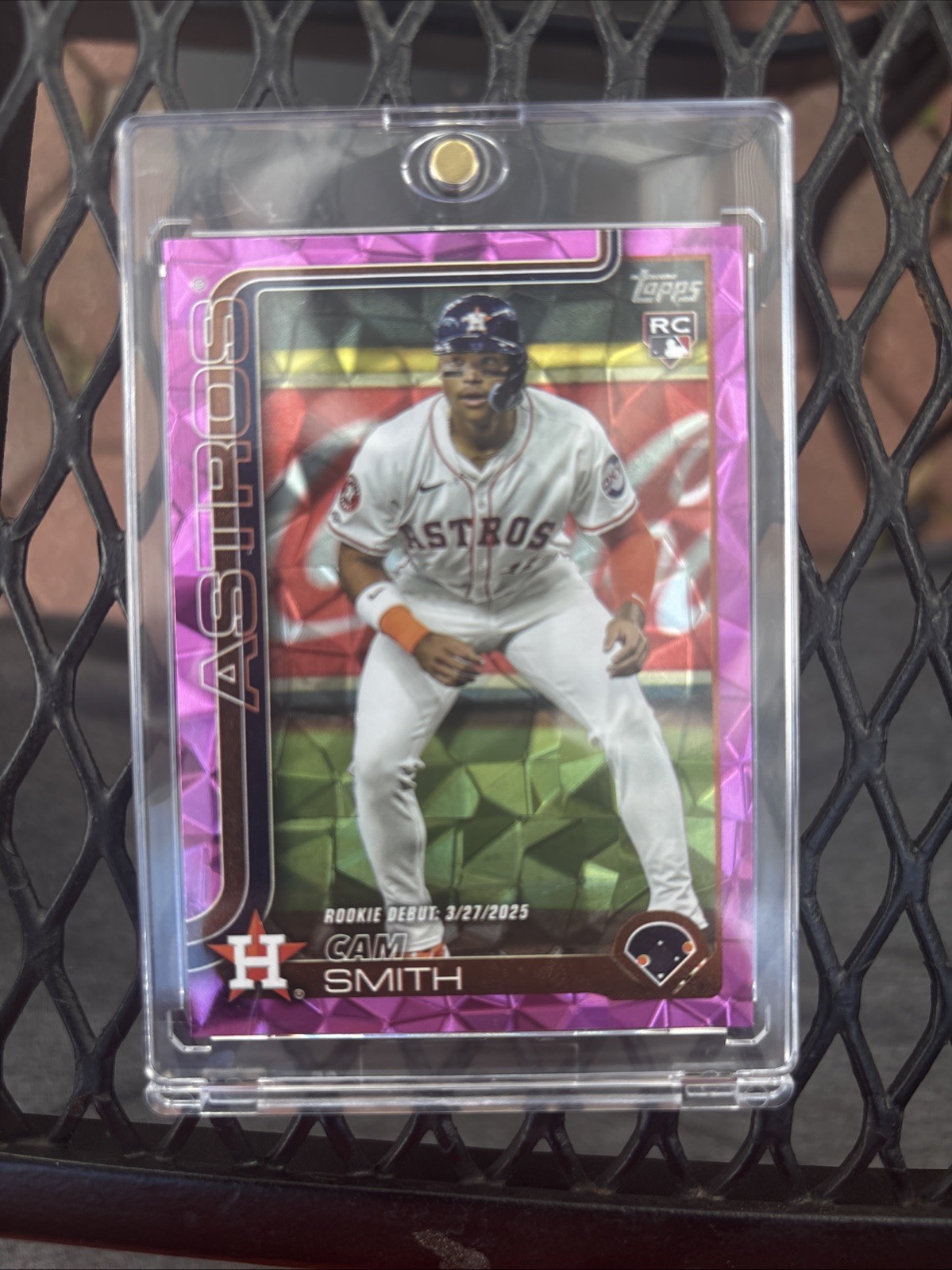 2025 Topps Update Series - Rookie Debut Cam Smith #US45 Pink Diamante Foil (RC)