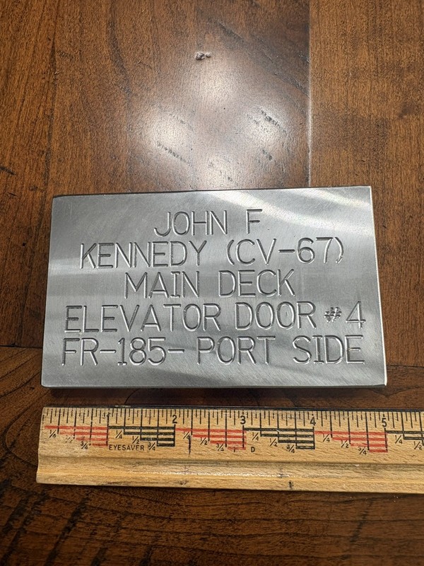 USS John F Kennedy CV-67 Main Deck Piece
