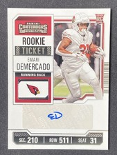 Emari Demercado 2023 Panini Contenders Football Rookie Ticket Auto RC #301 -b