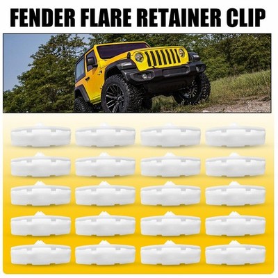 20Pcs Fit Jeep Wrangler JL 18-20 Gladiator 2020 Fender Flare Retainer Clips EXC
